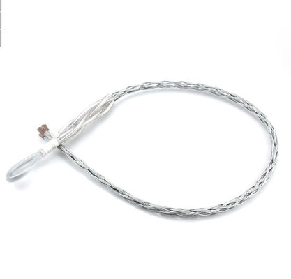 Cable de cuerda de alambre de cuerda de serpiente de tirón agarres sin enlace estándar en blanco plateado con pinza de uñas plana