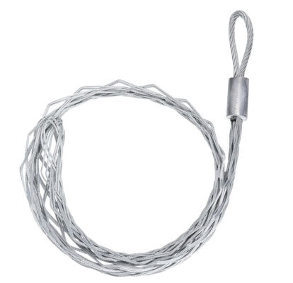 Grilla de tirador de malla de alambre Antideslizante Envuelva lateral tira galvanizante de acero Grifos de alambre Cubierta lisa ((Plata)