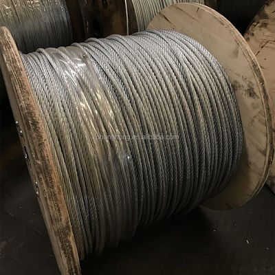 Un buen precio. Cuerdas de cable de acero de 3 mm, 4 mm, 5 mm y 6 mm 6x19 FC Cuerdas de alambre de acero galvanizado para tolerancia de elevación ± 1% Certificado ISO9001/ISO14001 en línea
