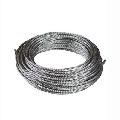 Un buen precio. GB estándar 6 * 12 7FC 300m bobina de alambre de acero galvanizado para el enlace de 5 mm de diámetro y 3 mm-20 mm de diámetro en línea