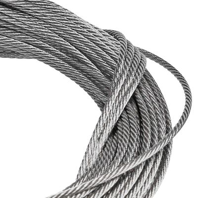Un buen precio. Cables de acero inoxidable de grado industrial AISI 304 7x7 de 3 mm para resistencia al calor y al frío en línea