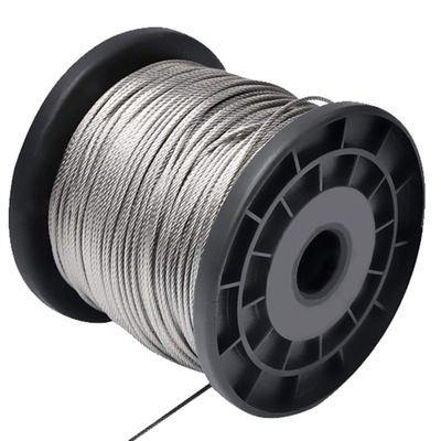 Un buen precio. 7x19 Cuerdas de alambre de acero inoxidable de construcción para la fabricación de cables de aeronaves en línea
