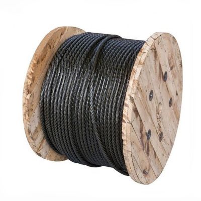 Un buen precio. Cable de acero 6x12 FC línea brillante sin aleación en contacto con hebra sin galvanizar en línea