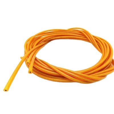 Un buen precio. 12 mm 1x19 Transparente PVC recubierto de acero inoxidable cuerda de alambre AISI 201/304/316 Tolerancia del cable ±0.02 para la línea de ropa y fácil en línea