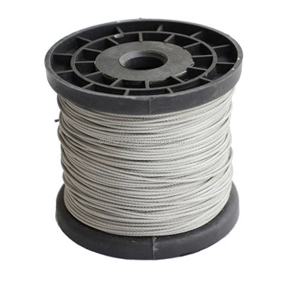 Un buen precio. 6x37 Cuerdas de cable de acero inoxidable no resistentes a la rotación longitud 500 m/carrete para cuerdas de alambre de grúa C Contenido % 0.08 en línea