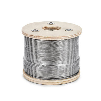 Un buen precio. Cables de acero AISI304 304L 316 316L Cables de acero inoxidable 1x7 1x19 1x37 ss Cables de acero inoxidable Cables de acero inoxidable en línea
