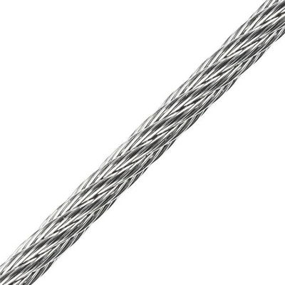Un buen precio. Elevación marina 6x37 cuerda de alambre de acero sin galvanizado con grasa 500m / bobina longitud y resistencia a la corrosión en línea