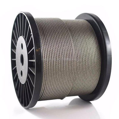 Un buen precio. Fabricación de cuerda de cable de acero de 11 mm cuerda de cable de acero 6x12 7FC cuerda de alambre de acero galvanizado para el acero de encabezado en frío Estándar ASTM en línea
