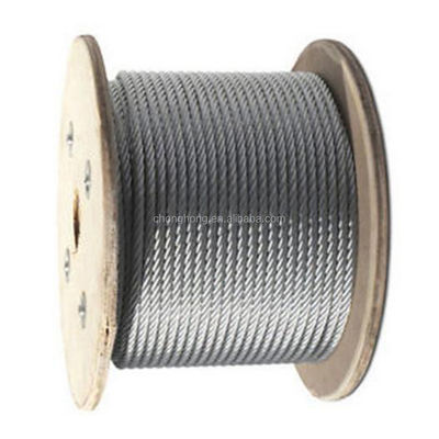 Un buen precio. Alta resistencia a la tracción 6x37 1.5mm 2mm 3mm 6mm 4.5mm 6mm 28mm 32mm Cuerdas de acero inoxidable 304/316 en línea