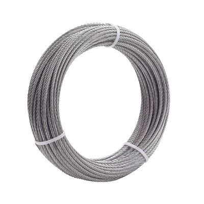 Un buen precio. Cuerdas de alambre de acero inoxidable de alta resistencia de 5 mm 7X7 fabricadas para el servicio de procesamiento de la pesca en línea