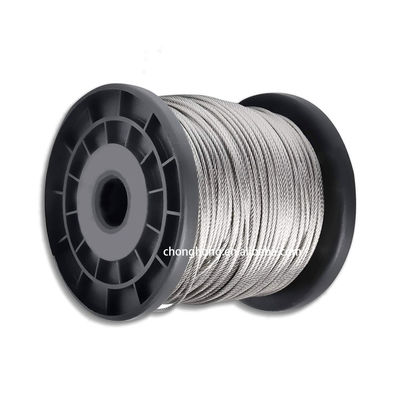 Un buen precio. Núcleo de acero/núcleo de fibra cuerda de alambre 1/16 para aeronaves de tensión de acero inoxidable galvanizado en línea