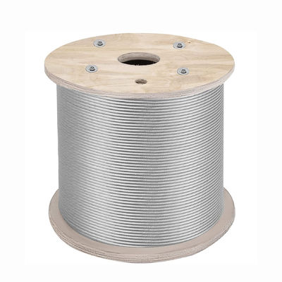 Un buen precio. T316 Balaustrada de cable 500 pies cuerda de acero inoxidable 1/8 pulgada enlazada 1x19 cuerda de alambre de encabezado en frío acero 16.7 libras / 7.58 kg en línea