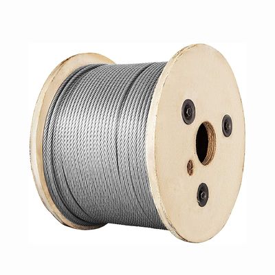 Un buen precio. 1x19 Construcción AiSi Estándar 316 Cable de acero inoxidable 1/8 pulgadas cuerda de alambre de acero para la cubierta de barandillas en línea