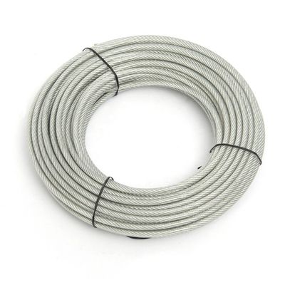 Un buen precio. 7x7 de acero galvanizado revestido de PVC cuerda de alambre de acero para ropa con resistencia a la tracción 1370-2160MPA acero especial de encabezado frío en línea