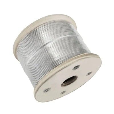 Un buen precio. Alta resistencia a la corrosión 7x7 1.5mm 2mm PVC recubierto de acero inoxidable cuerda de alambre para levantar y aparejo 1570MPa 2160MPa en línea