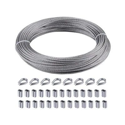 Un buen precio. Cortar DIY Suspensión al aire libre 1.5mm 7x7 Cable de núcleo de hebras de alambre de acero inoxidable para el servicio de procesamiento de aleaciones en línea