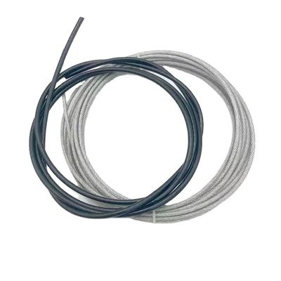 Un buen precio. Cables de acero inoxidable o galvanizados de PVC/NYLON/PU recubiertos de 1 a 16 mm con AiSi estándar en línea