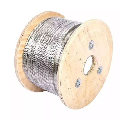 Un buen precio. Cuerdas de alambre de acero inoxidable 304 7x7 1.0mm 1.2mm 1.5mm 2.0mm 2.5mm Acero galvanizado o inoxidable para aplicaciones de trabajo pesado en línea