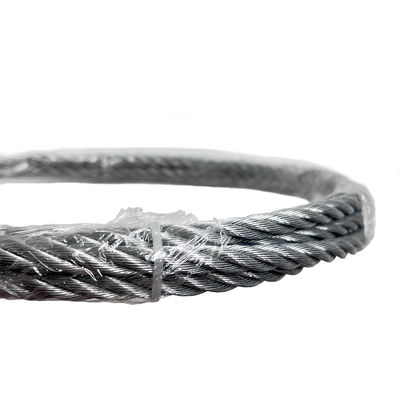 Un buen precio. Cuerdas de alambre de acero galvanizado de 8 mm en acero al carbono de grado AiSi estándar para la construcción en línea