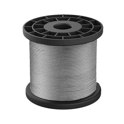 Un buen precio. 1x7/1x19/1x37 Cuerdas de alambre 304 316 Cuerdas de cable de acero inoxidable para ascensores Cuerdas de alambre duraderas y profesionales en línea