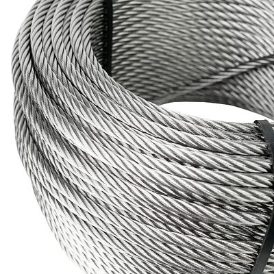 Un buen precio. Cables de cuerda de alambre de 250 pies no recubiertos para barandillas 7x7 7x19 1/8