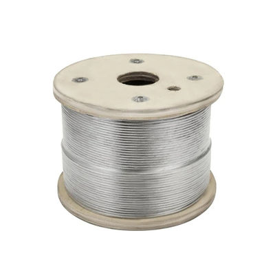 Un buen precio. 5/32 Galvanizado SS304 316 3mm 12mm 7X7 Acero de alambre de cuerda 2mm 6mm 7mm Acero inoxidable de cable de alambre en línea