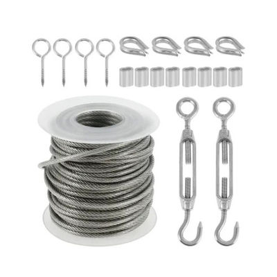 Un buen precio. Servicio de procesamiento de otros cables de acero de alta resistencia de cable de alambre galvanizado / sin galvanizado para máquinas de elevación 8X19s FC 9X19s FC en línea