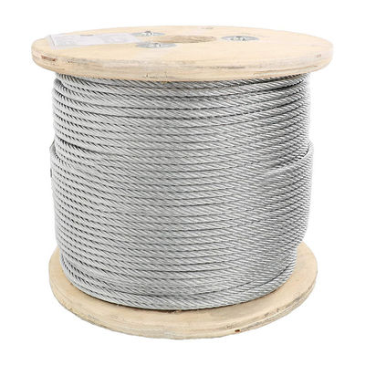 Un buen precio. Cable de acero para grúa y elevador Tolerancia especial de acero a frío ± 1% Cable de alambre galvanizado 1x7 7x7 7x19 a un precio asequible en línea
