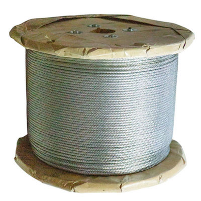 Un buen precio. 6x19 FC cuerda de alambre de acero galvanizado para grúa 6*19 Cables de acero Tolerancia ±1% en línea