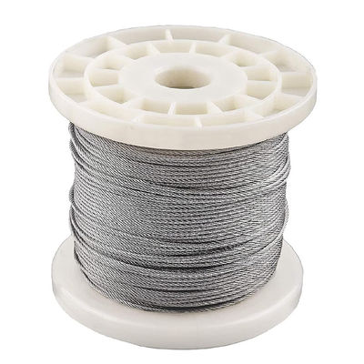 Un buen precio. Personalización Diámetro Acero inoxidable 316 cuerda de alambre 1x7 ss304 ss316 Cable Inox para necesidades de cable de gimnasio en línea