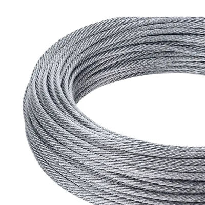 Un buen precio. Cable de acero al carbono galvanizado sin aleación de 8 mm 10 mm 12 mm cable de alambre de acero flexible para aplicaciones industriales en línea