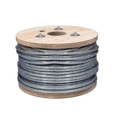 Un buen precio. 10mm 7X19 AISI 304 acero inoxidable DIP galvanizado caliente Cables de aeronaves Cables de alambre de acero con tolerancia ± 1% en línea