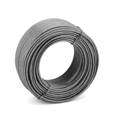 Un buen precio. Resistencia a la corrosión 7X19 Cable de avión galvanizado elevación de acero cable de alambre de acero inoxidable AISI 304 en línea