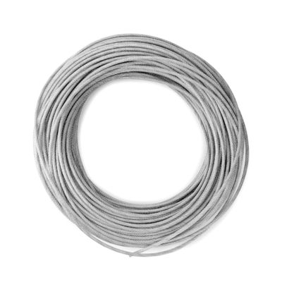 Un buen precio. Cables de alambre de acero inoxidable 304/316 7X7 utilizados en cables de aeronaves galvanizados con tolerancia ± 1% y OEM en línea