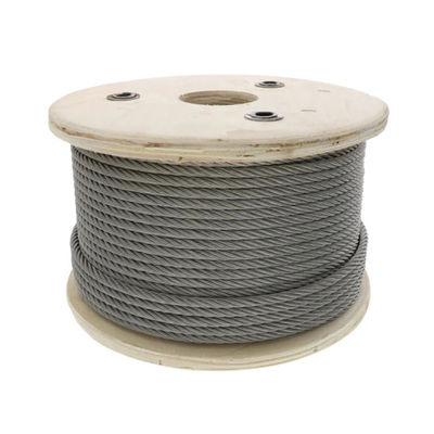 Un buen precio. Cuerdas de acero galvanizado de alta resistencia de 4 mm/4,3 mm con construcción de núcleo de acero en línea