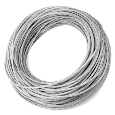 Un buen precio. No aleación Rojo Amarillo Verde Azul Blanco Color Vinyl Revestido de Cables 1/8