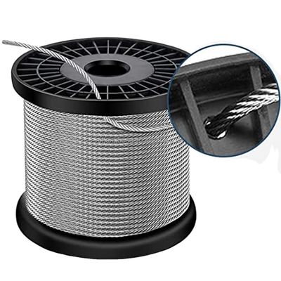 Un buen precio. Cables de acero inoxidable 304 304L 316 316L 19x7 18x7 FC con contenido de C 0.08 y certificado ISO9001/ISO14001 en línea