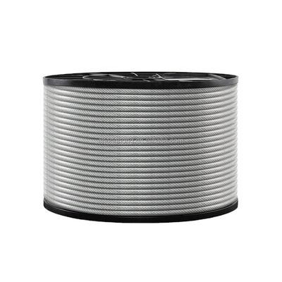 Un buen precio. Acero carbono galvanizado de PVC revestido de cable de alambre 5/32 pulgadas 7/16 pulgadas 7x7 / 7x19 Vinyl revestido de cable de avión para grandes proyectos en línea