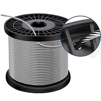 Un buen precio. AISI304 304L 316 316L Cable de cable de acero inoxidable SS con 7x7 Construcción para aplicaciones marinas en línea