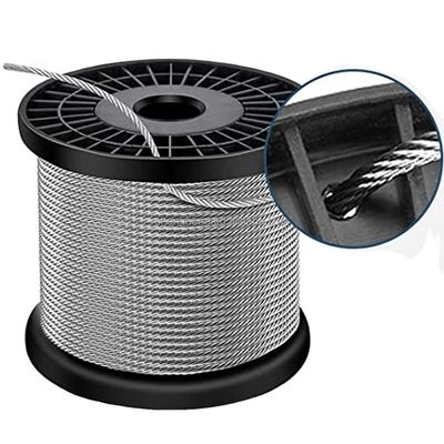 Un buen precio. AISI304 304L 316 316L Cables de acero Cable Inox Cable SS Cable 7x7 6x7 FC Cables de acero inoxidable para aplicaciones marinas en línea