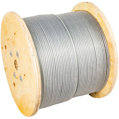 Un buen precio. Acero carbono 7,94 mm Cable de avión galvanizado 7x19 5/16 