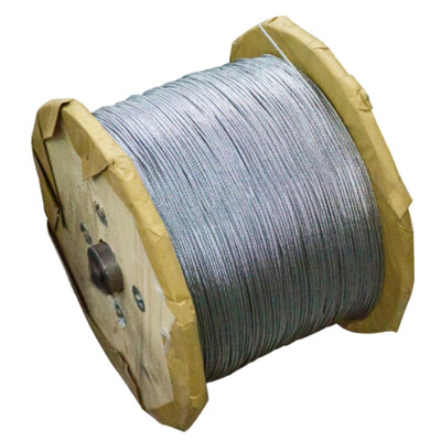 Un buen precio. Cable de avión de acero al carbono galvanizado Grado MIL-DTL-83420 Diámetro 9.53mm en línea