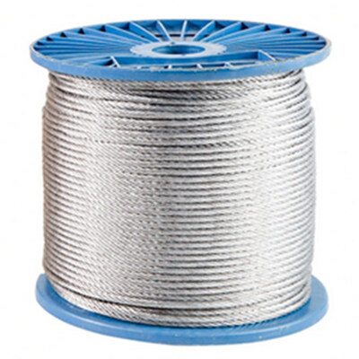 Acero especial de encabezado en frío más bajo Propósito general Cable de acero galvanizado 6x12 7FC Cable de acero galvanizado brillante