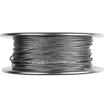 Un buen precio. 7x19 Cuerdas de alambre de acero galvanizado 3/64