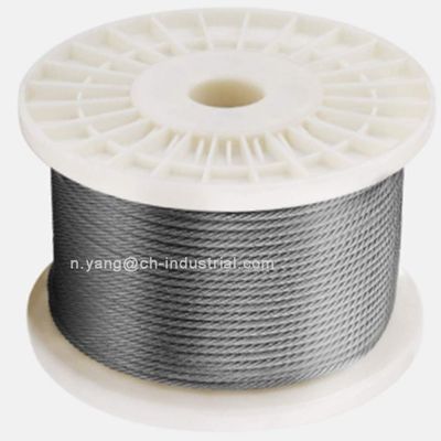 Un buen precio. Cable de acero de 200 pies T316 Cable de avión de acero inoxidable 1x19 7x7 7x19 SS Cable de cable de alambre para el sistema de hardware de la barandilla de cubierta en línea