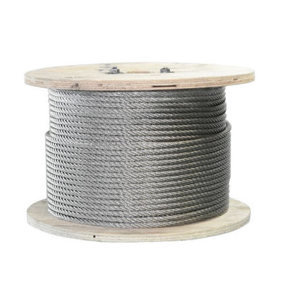 Un buen precio. 8X19s Ascensor utilizado cuerda de alambre de acero inoxidable galvanizado adecuado para otro procesamiento en línea