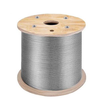 Un buen precio. Cables de acero sin acero galvanizado y galvanizado de acero 6*19 en línea