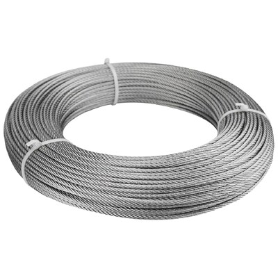 Un buen precio. 7X7 Construcción AISI304 AISI316 Acero inoxidable Cable de cable de avión con diámetro personalizable en línea