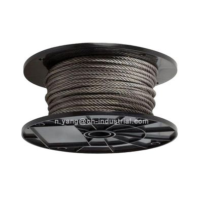 Un buen precio. Cable de acero no magnético A2 A4 Cable de acero inoxidable 6x7 FC 7x7 AISI316T AISI304 SUS316 SUS304 Cable de acero inoxidable en línea