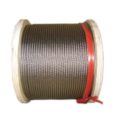 Un buen precio. Cables de acero Cuerdas de alambre Cuerdas de acero inoxidable 6x19 núcleo de PP Cable Inox A2 A4 SUS 304 Tolerancia ± 1% Exportador pulido en línea